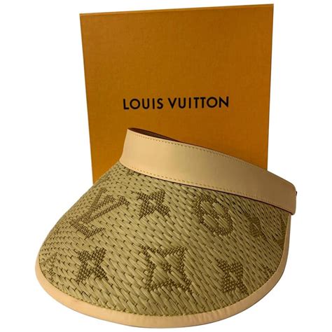 louis vuitton visor price|lv straw visor.